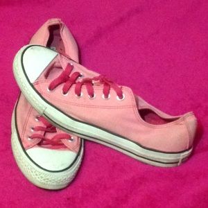 All Star Converse Peach/Pink Fuchsia